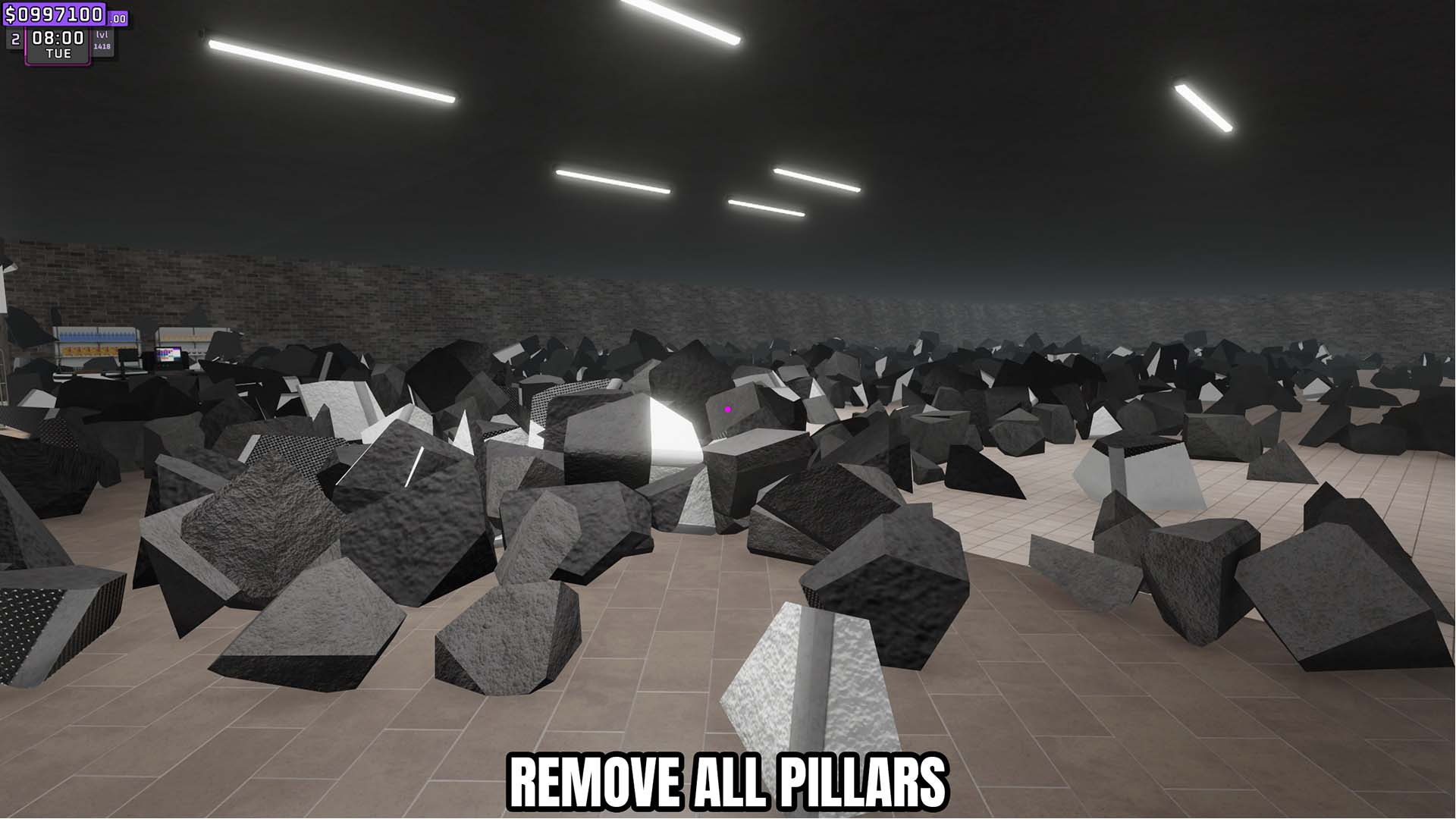 Supermarket Together — Clear Pillars and Debris (screenshot 2)