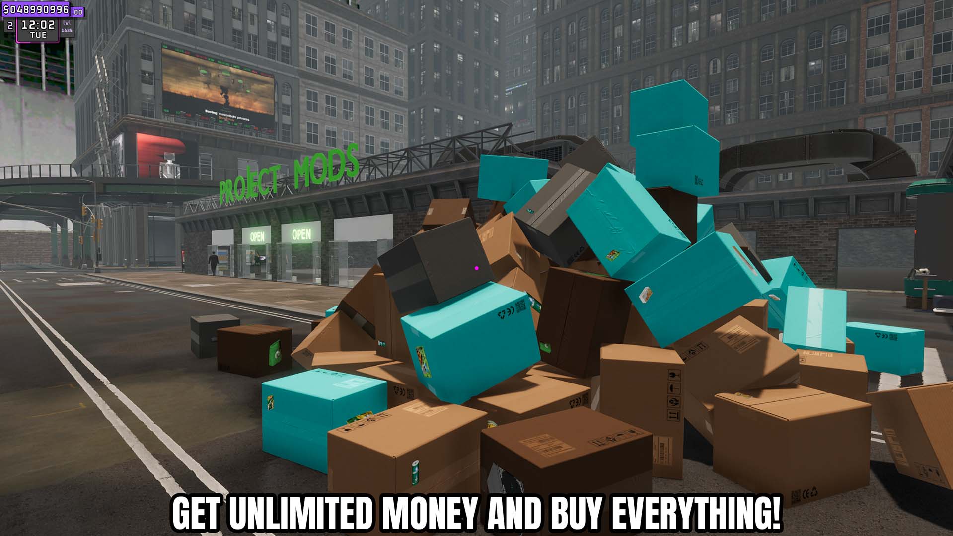 Supermarket Together — Give Money