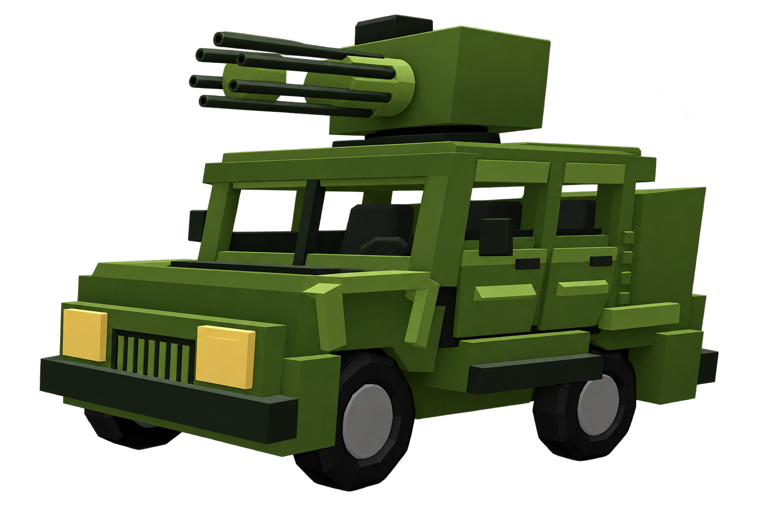 Wobbly Humvee (Minigun)